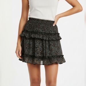 🍓 Ruffle flirty Chiffon skirt